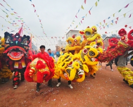 狮舞拜年