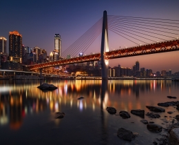 冬夜山城