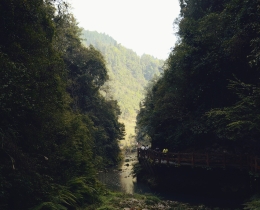 龙水峡地缝