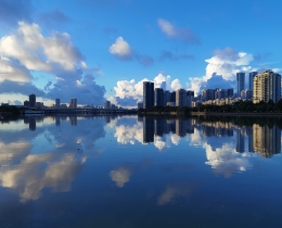 雨后洗过的城市