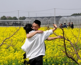 亲昵的自拍