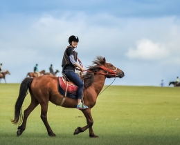 女骑师