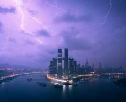 雷照朝天门